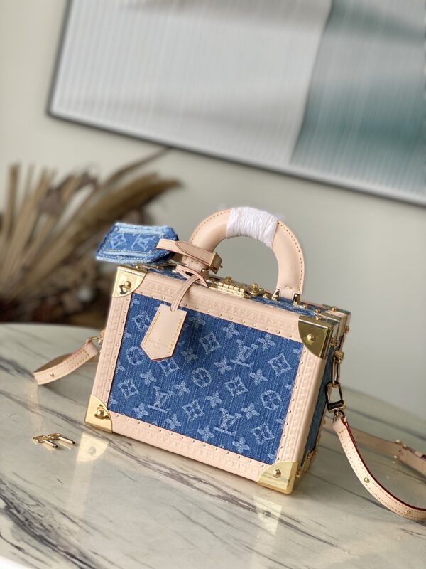 LV Petit Valise Denim Bleu