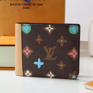 LV Multiple Wallet Chocolate Craggy Monogram